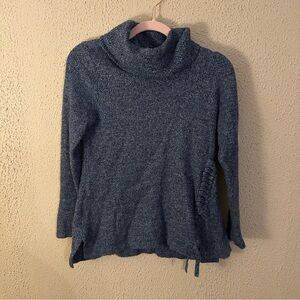 Aventura Cotton Wool Cashmere Blend Cowl Neck Sweater Size M Mock Neck Casual